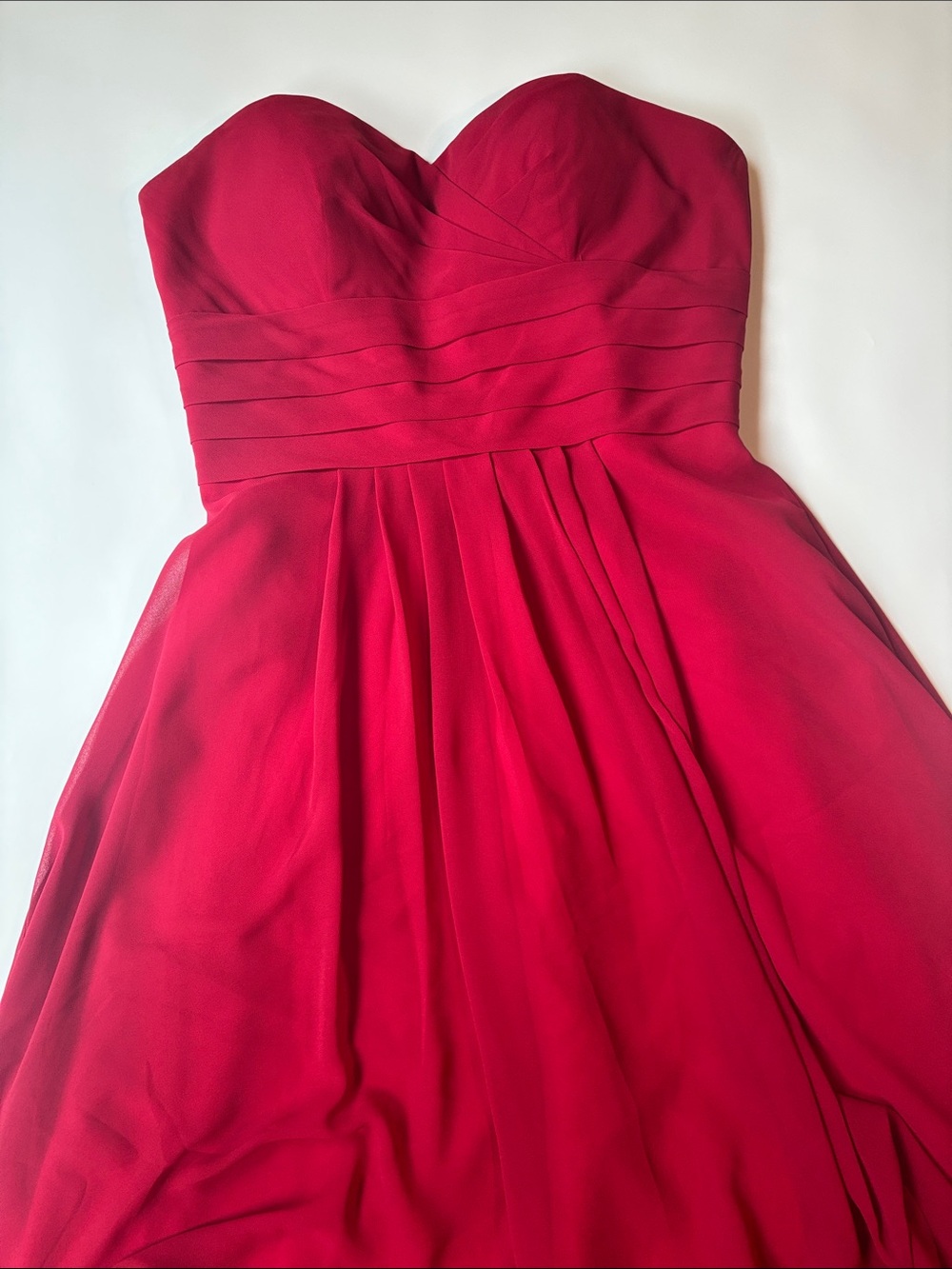 Bill Levkoff Strapless Fuchsia Sweetheart Gown